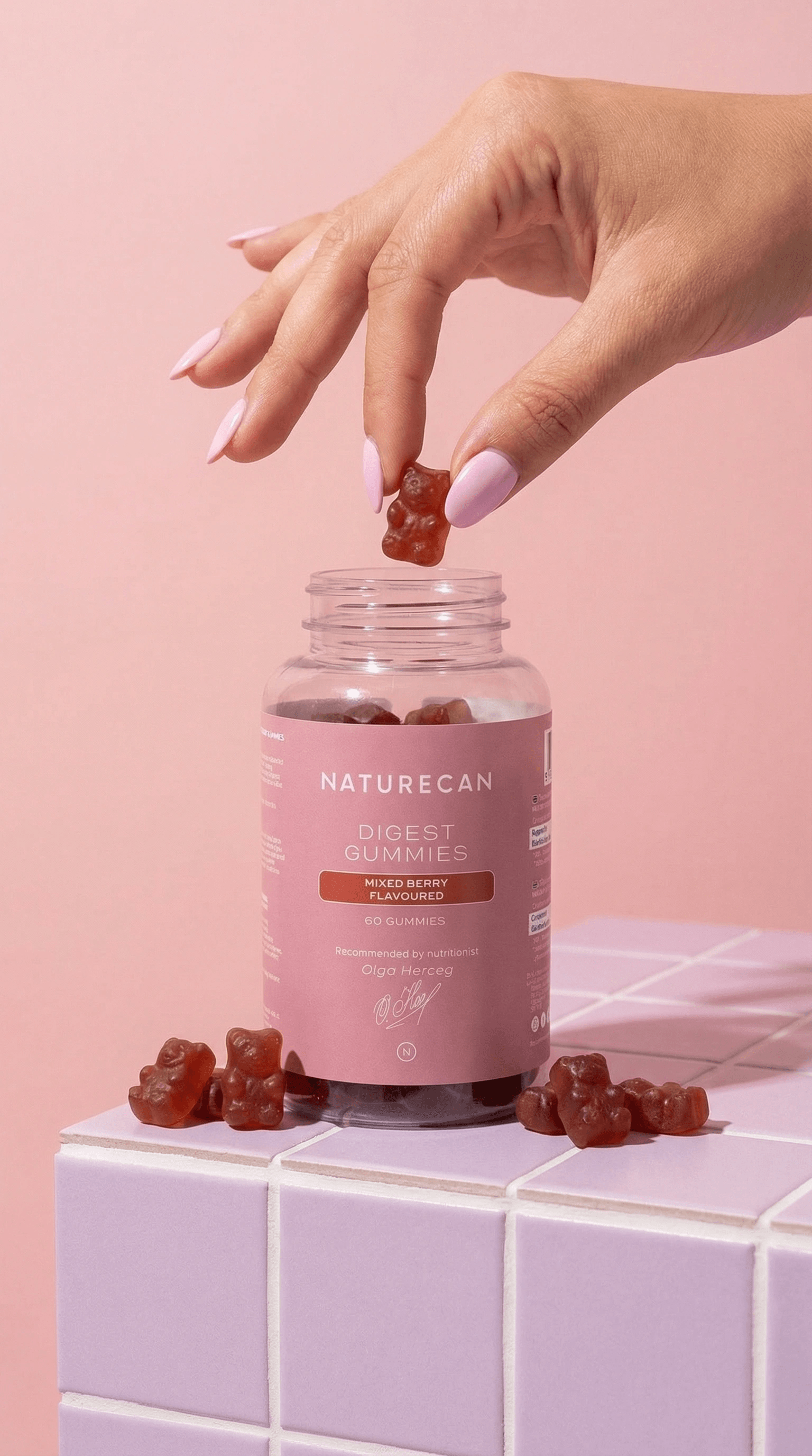 Naturecan organic ginger capsules product campaign