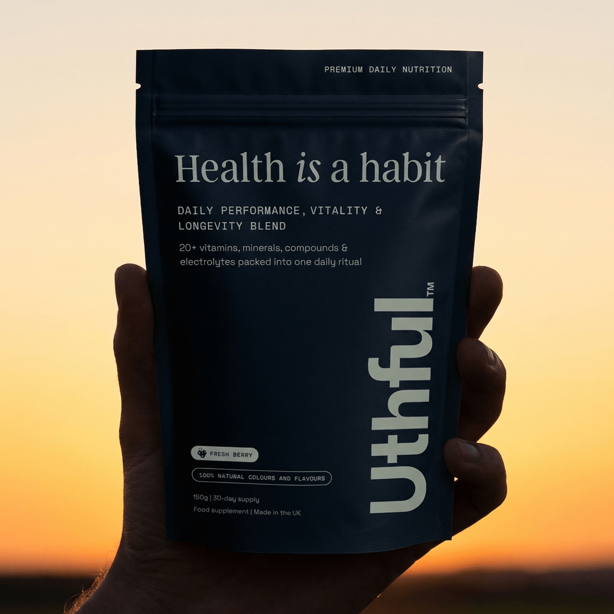 Uthful health supplement campaign image