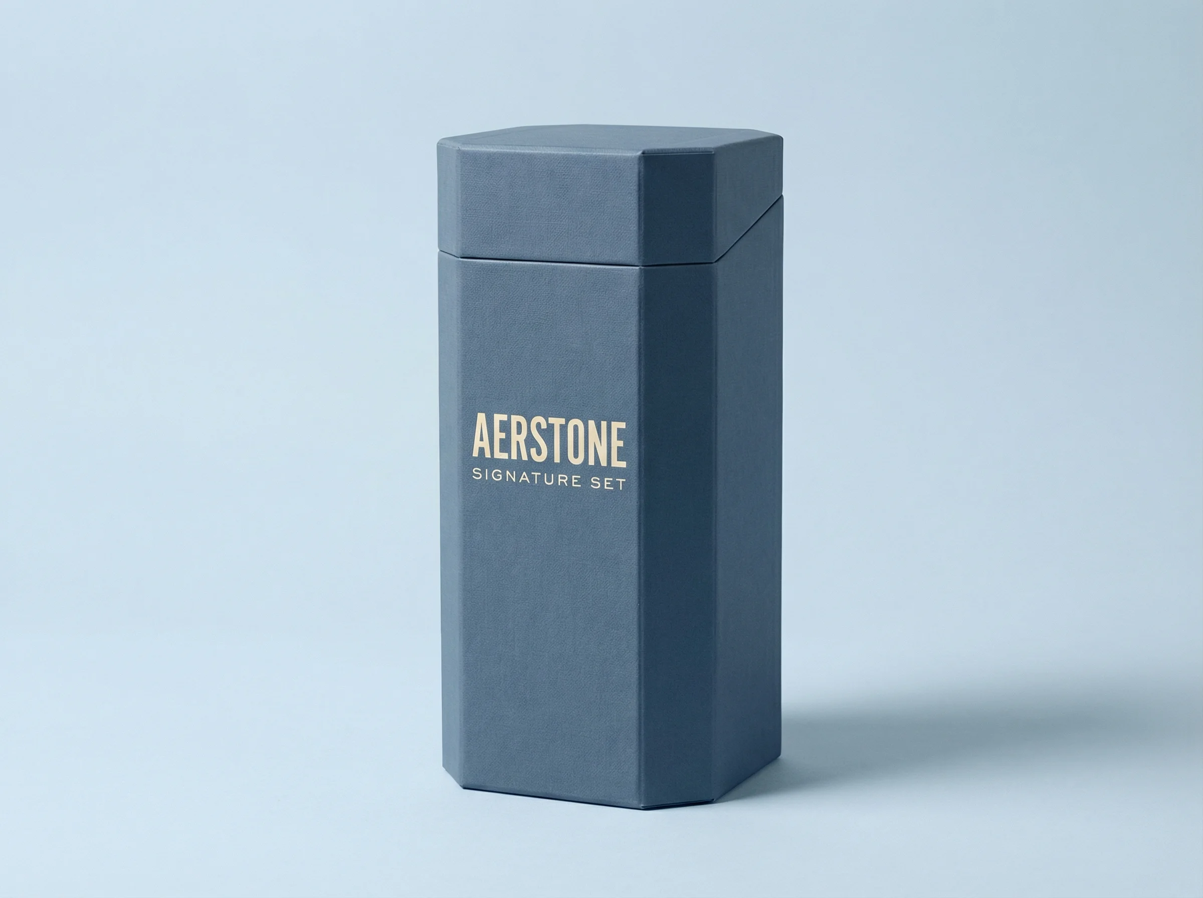 Minimalist Gift Carton scene example for Fragrance Product Photography Ideas
