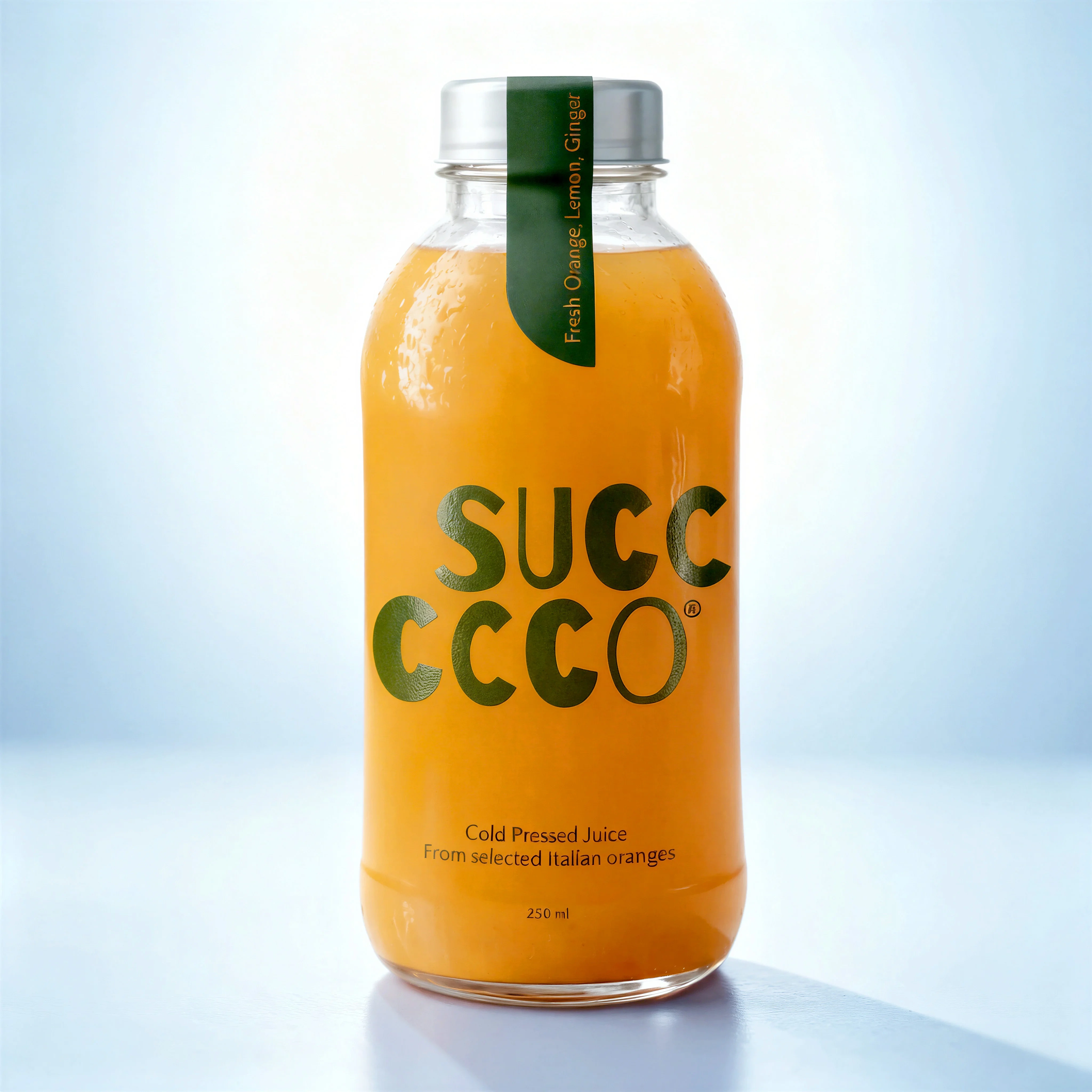 Minimal Juice Bottle scene example for How to Remove Product Photo Backgrounds for Ecommerce