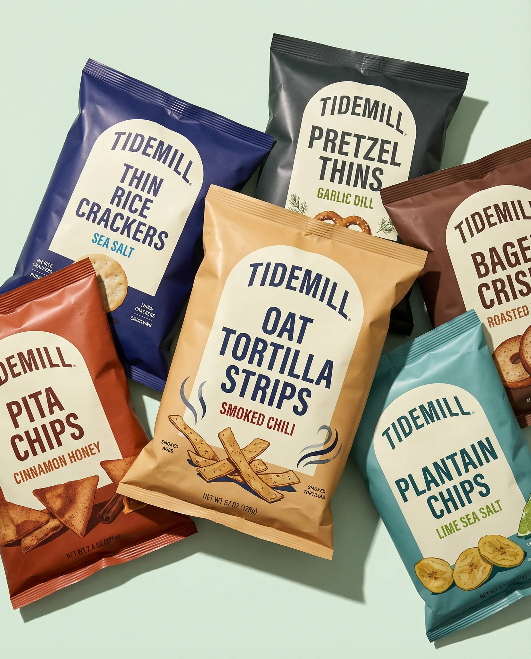 Colorful Snack Pouch Set scene example for How to Scale Ecommerce Creative Production