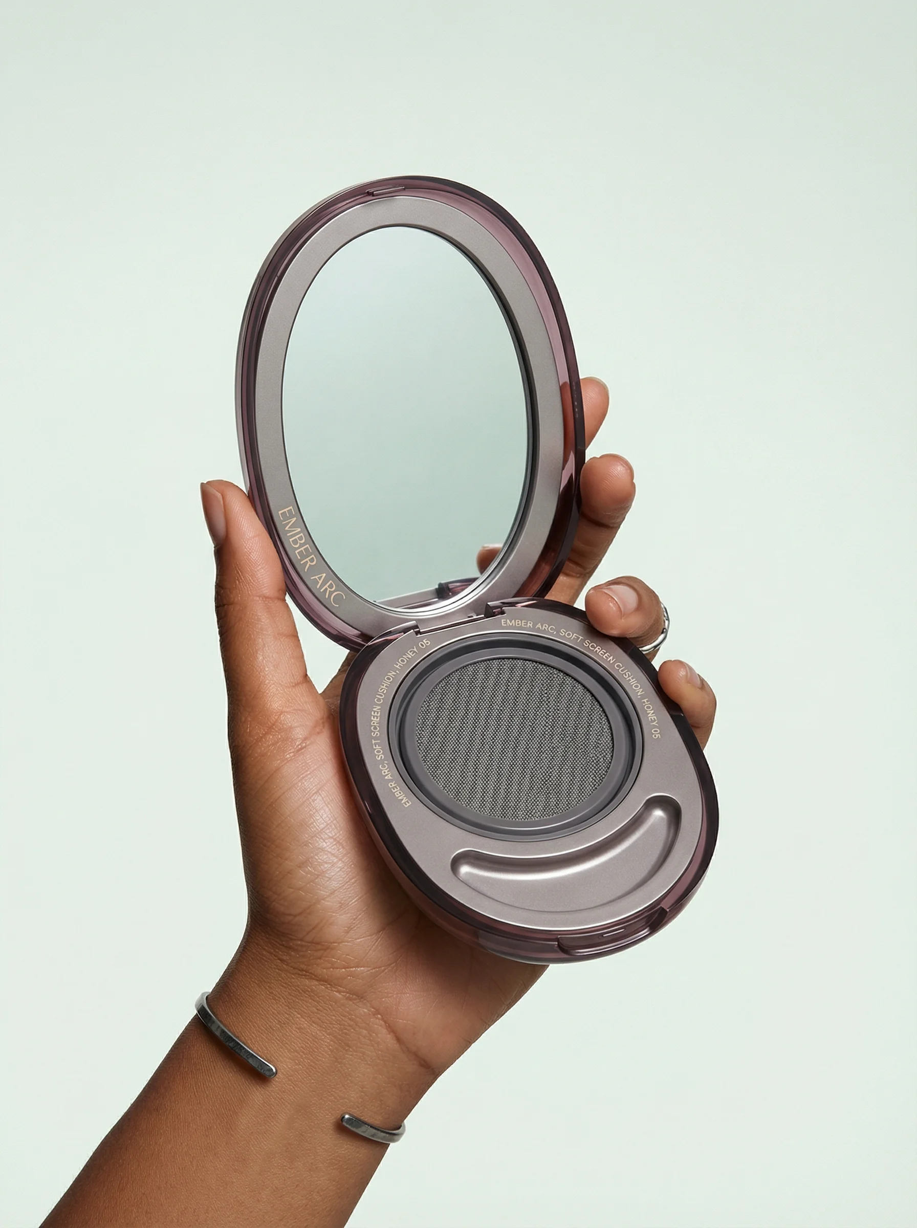 Open Cushion Compact scene example for Makeup Product Photography Ideas