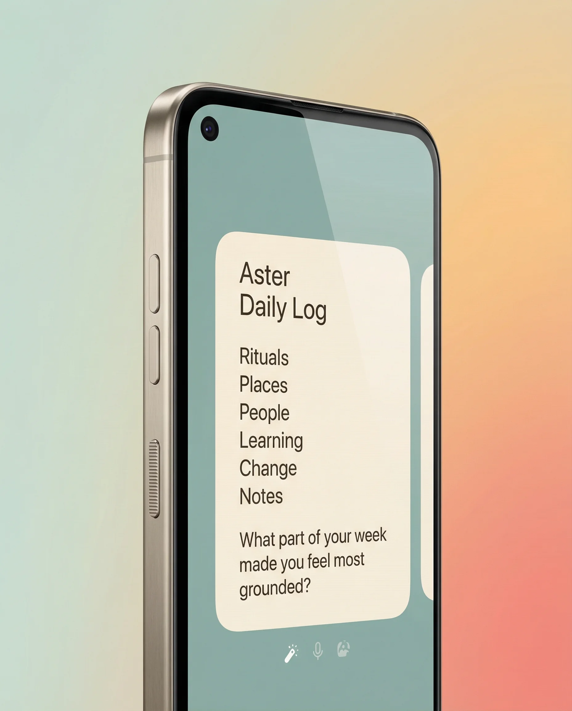 Pastel Smartphone Hero scene example for Product Hero Shots