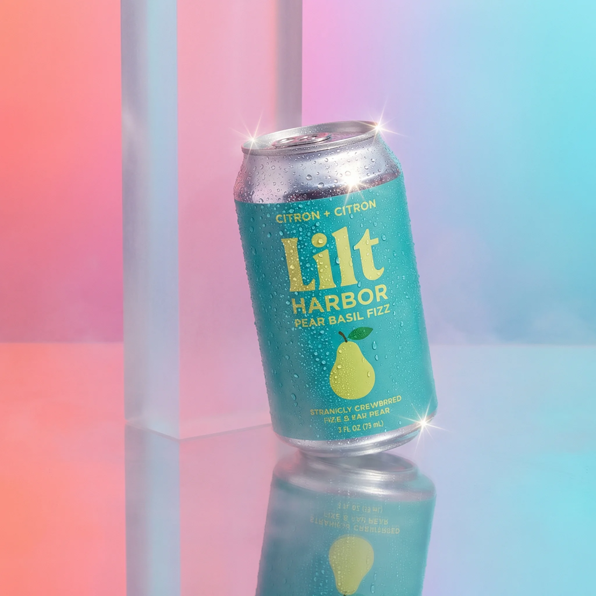 Pastel Sparkling Can scene example for Product Hero Shots