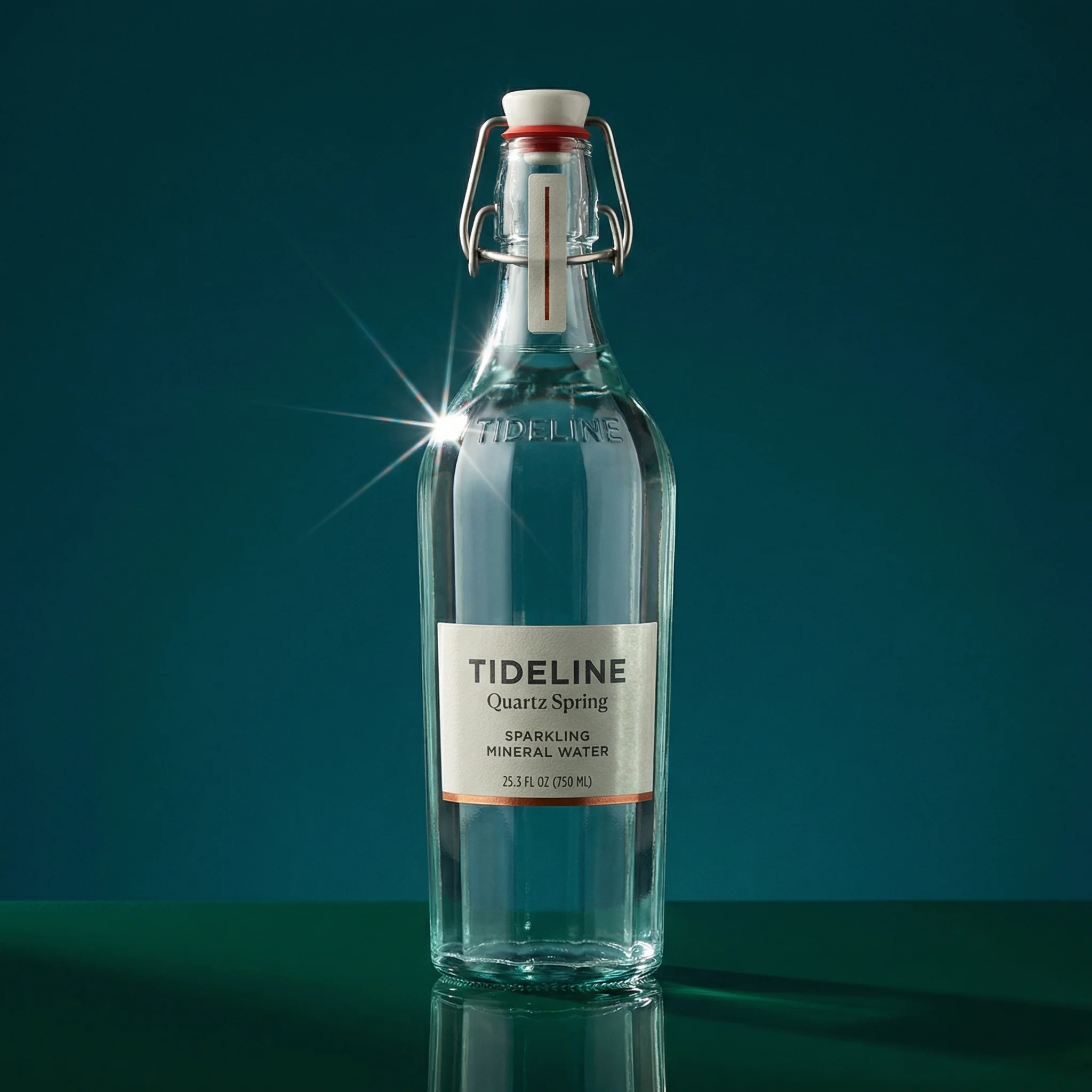 Sparkling Water Hero scene example for Product Hero Shots