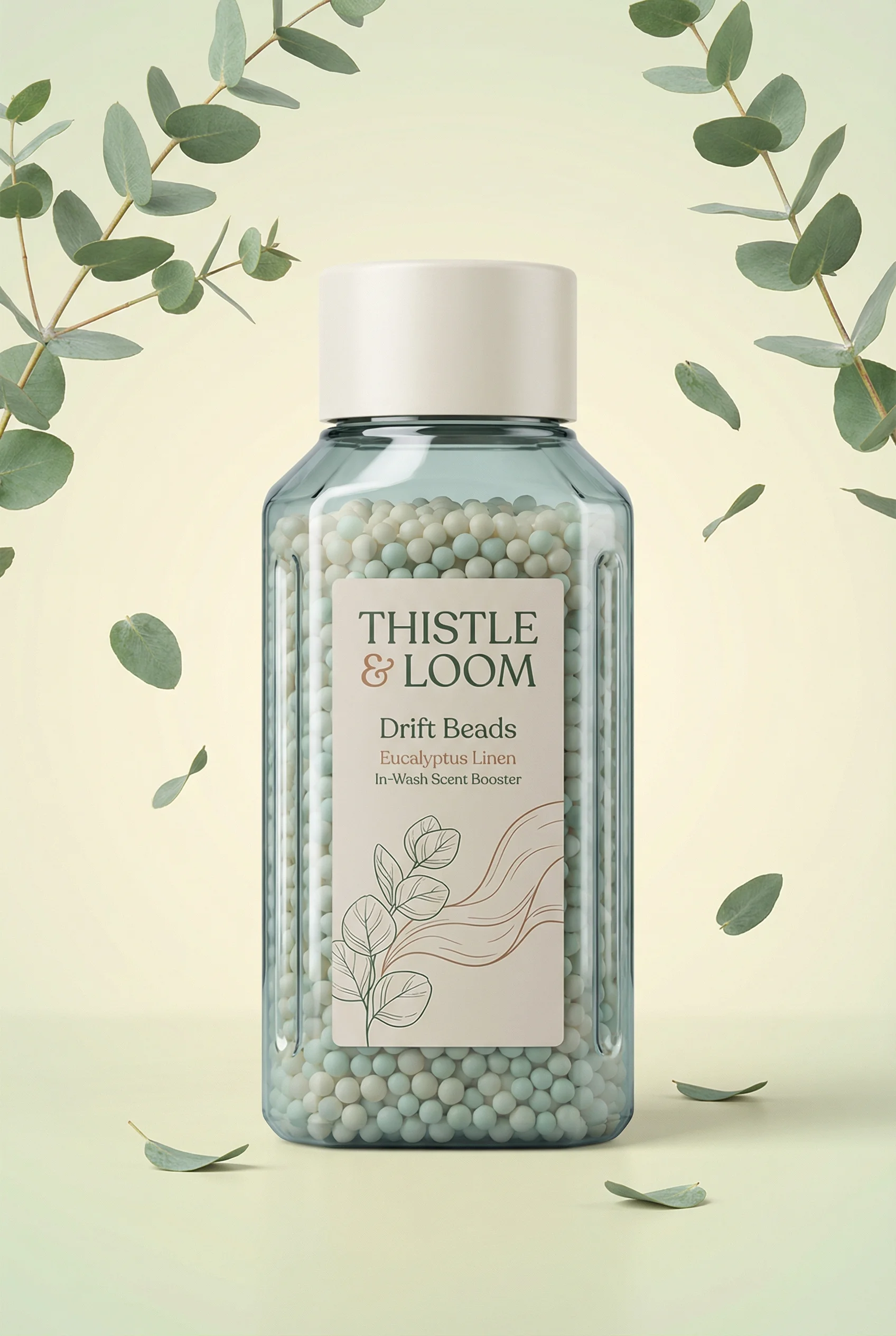 Eucalyptus Laundry Beads scene example for Product Launch Ad Ideas for Ecommerce Campaigns