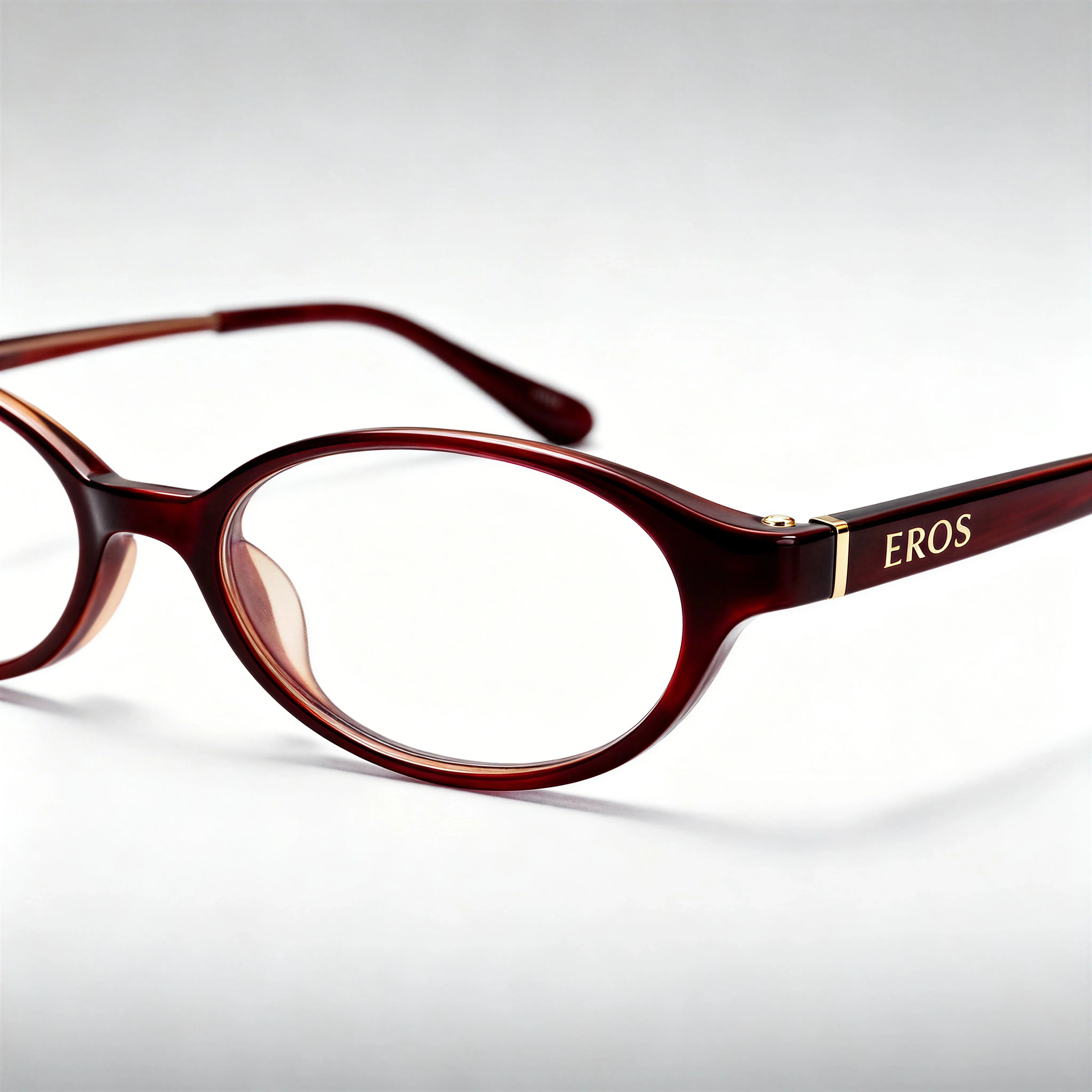 Minimal Eyeglass Display scene example for Product-on-White Photography