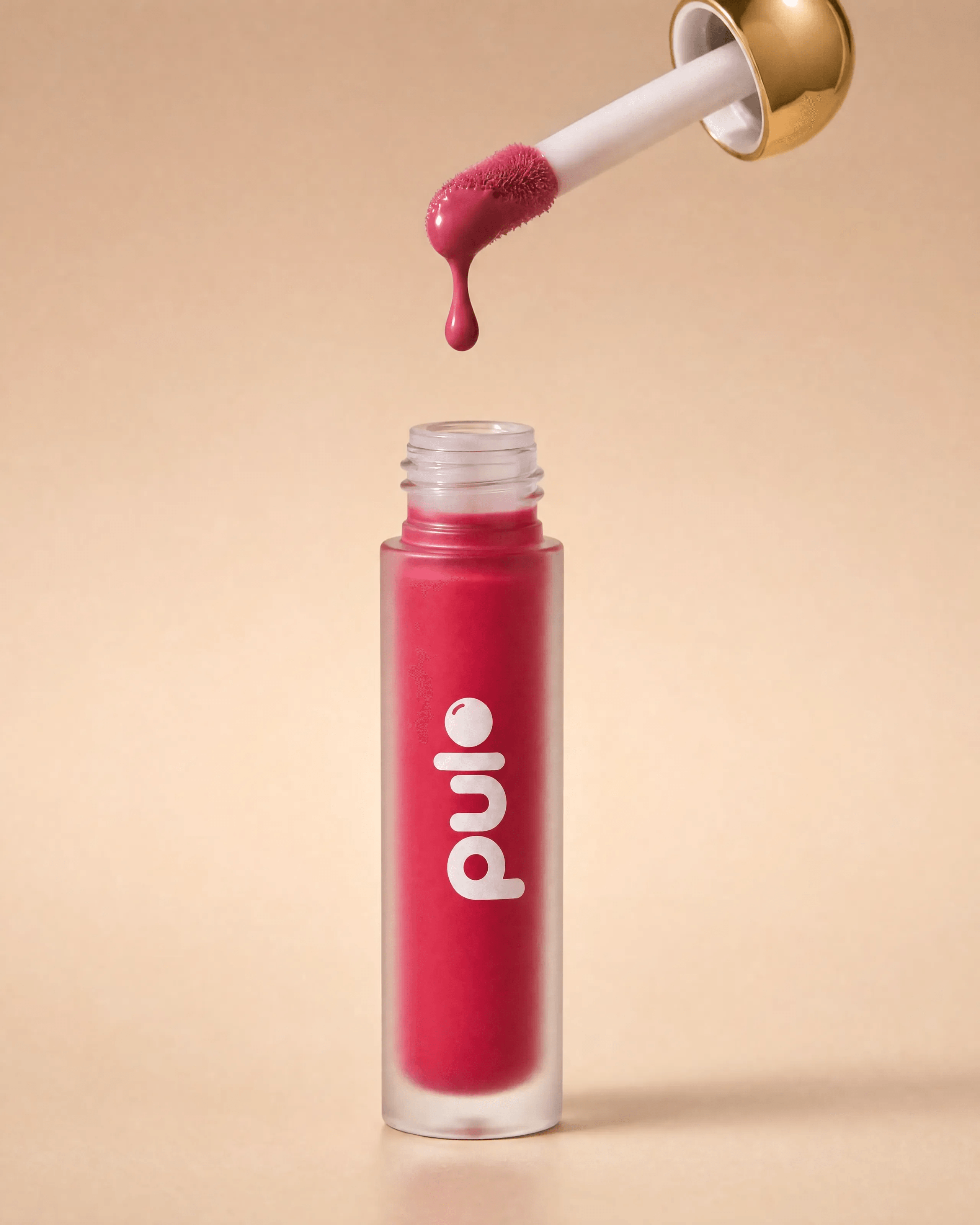 PULP: The Drop — Wand loaded with product, one drop caught mid-air