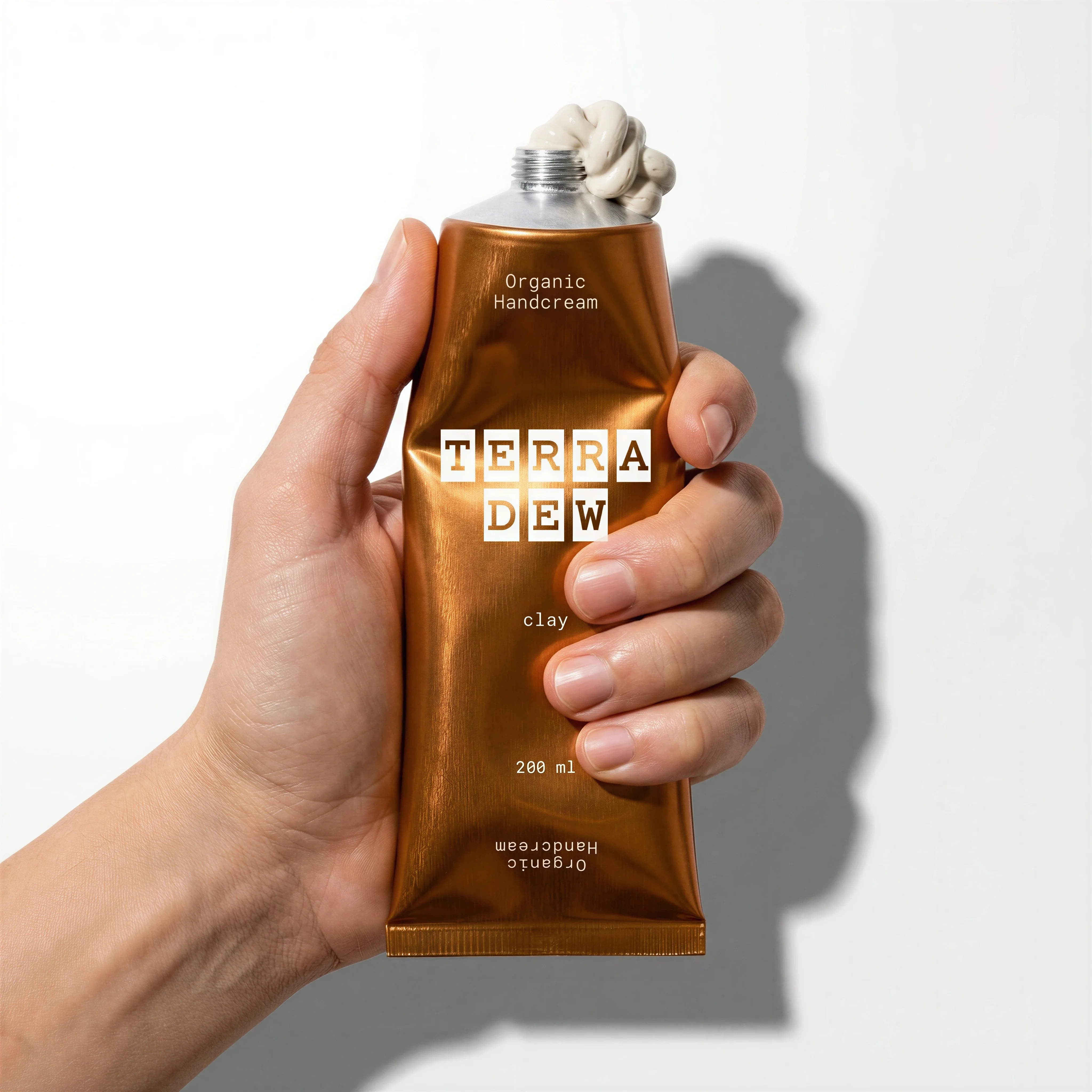 Hand Holding Handcream scene example for Types of Product Photography